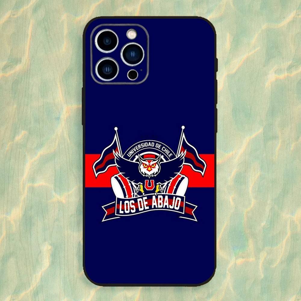 C-Chiles U-University-s Logo Phone Case For iPhone 16,15,14,13,12,11 Plus,Pro Max,XS,X,XR,SE,Mini,8,7,Soft Silicone Black Cover