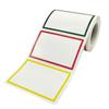 Colorful DIY Blank Name Label Stickers, Self Adhesive Sticky Classification Tags for School, Office, and Household Organization, Easy Peel and Write