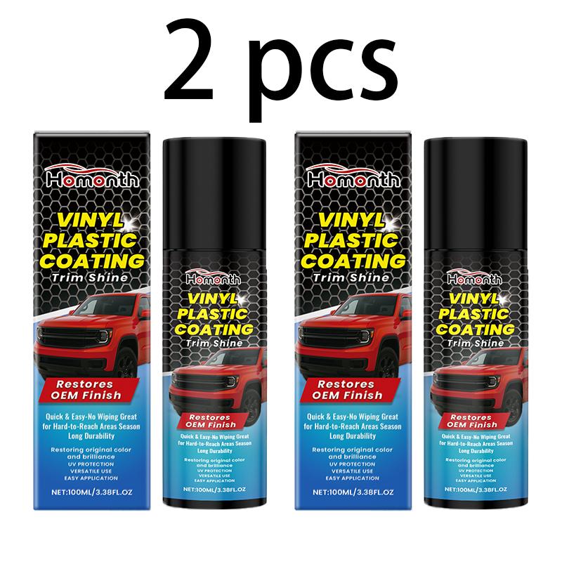 Homonth Multi-Purpose Plastic Coating Spray Automotive Interior Dust & Stain Control Brightening Care