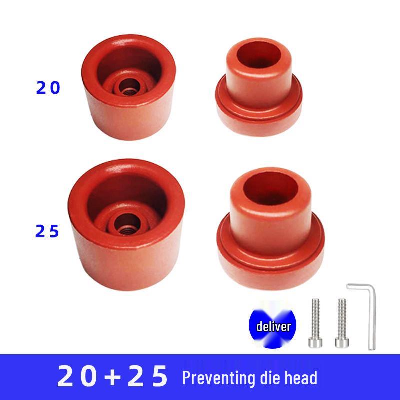 Anti-Clogging Nozzle Hot Melt Gun with 20PPR-25 Water Pipe Plastic Welder, 32 Thickened Non-Stick Welding Head and Heating/Grinding Head