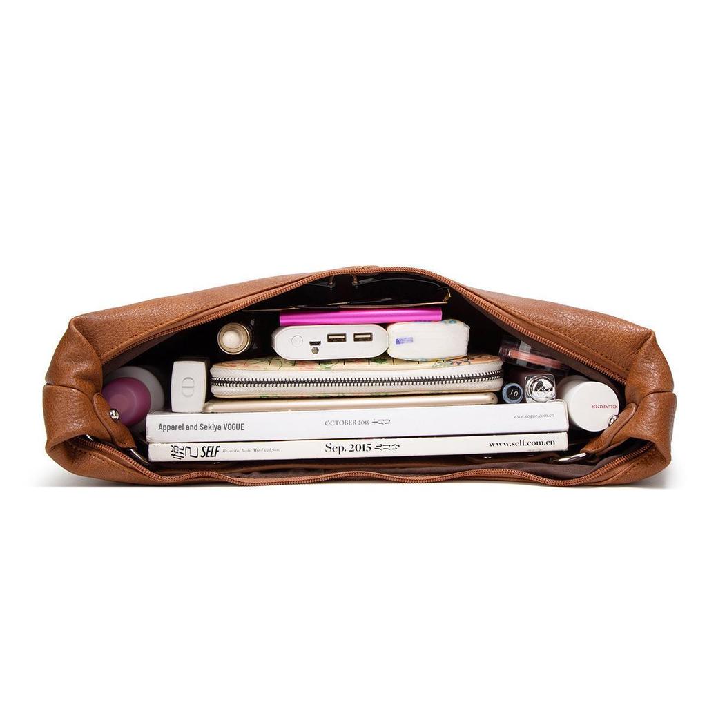 Women's 2023 Autumn/Winter Tote: Large Capacity Soft Leather Shoulder Handbag with Mother-and-Child Design