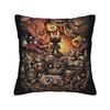 Mewgenics  Roguelike Hit Mutant Feline Square Pillow Cases  Cushion Covers Vintage Zipper Decor Pillowcase for Sofa cm