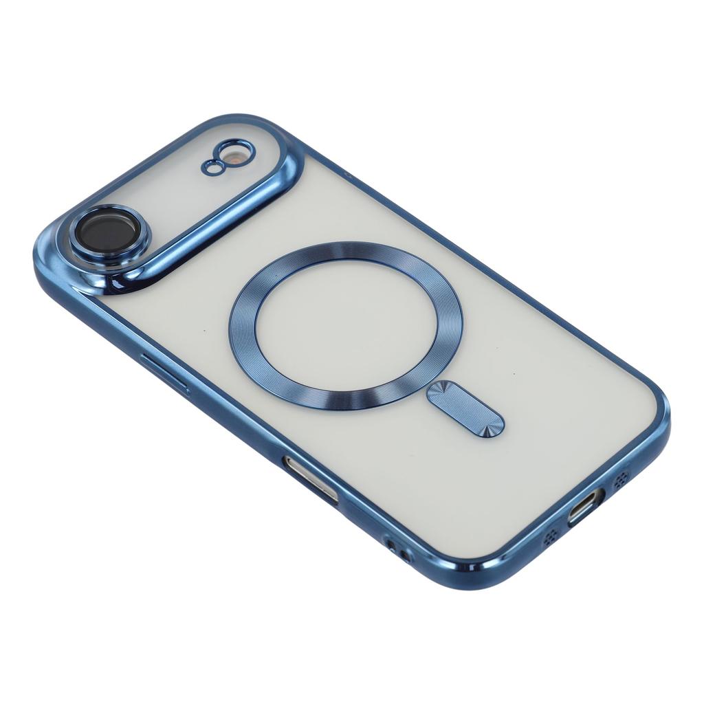 For iPhone 17 Air Magnetic Case CD Veins Glass Lens Guard TPU Phone Back Cover