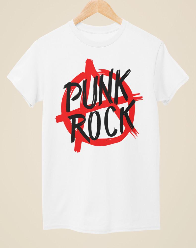 Punk Rock - Tattoo Inspired Unisex White T-Shirt Unisex T-Shirt XXL