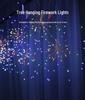LED Solar Dandelion Firework String Lights - Indoor Outdoor Decorative Explosion Copper Wire Lights