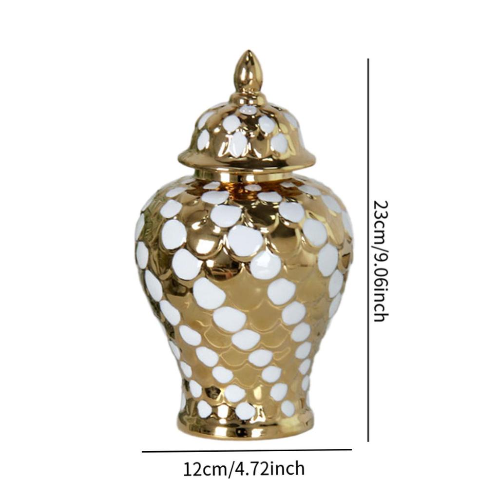 Ceramic Ginger Jar Home Desk Office Floral Arrangement Livingroom Porcelain Decoration Weddings Organizer Ceramic Flower Vase