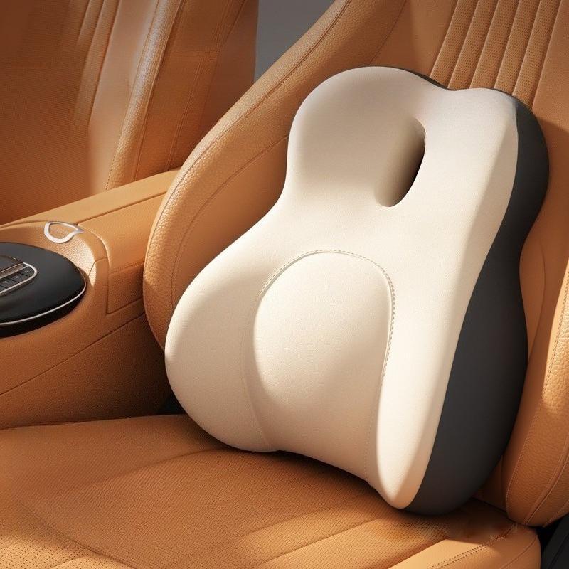 Ergonomic Universal Car Lumbar Support Pillow Memory Foam Back Waist Cushion Pillow Driver Vehicles Seat Comfort Driving Support