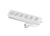 Housing Extension Cord 6 Sockets 5 Meters With/Without - Vt-300-1605
