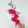 Peach and Plum Blossom Artificial Winter Bouquet for Indoor Decoration