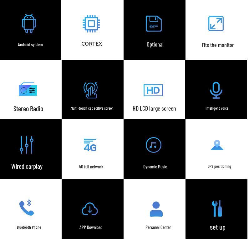 Jinbei Zhishang S30 Android 4G Carplay Central Control Large Screen System