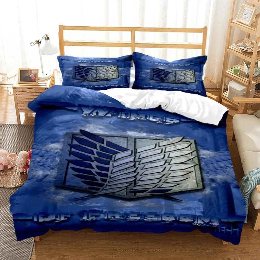 Japanese Anime Polyester Bedding Sets Boys Covers Boys Duvet Cover Set For Teens Bedding Set Cover Pillowcase