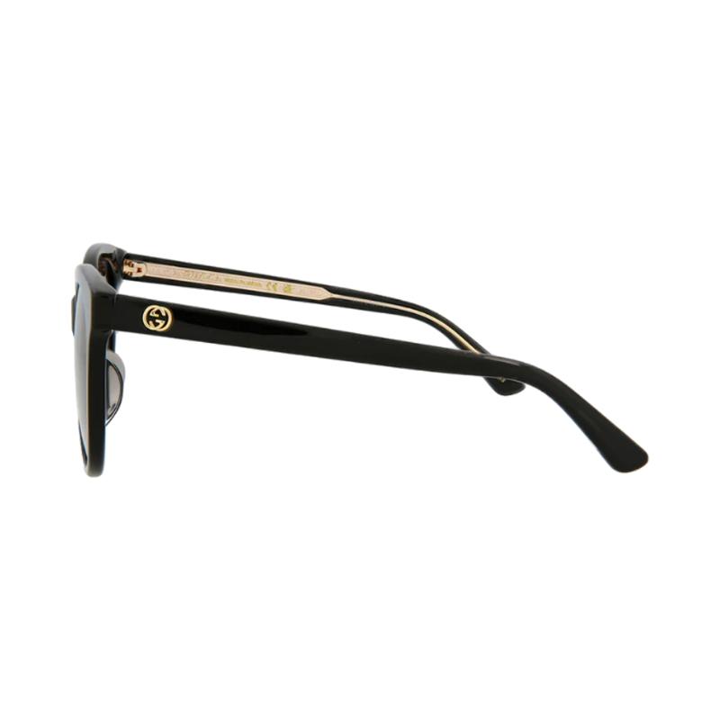 GUCCI Acetate Irregular Shaped Sunglasses Unisex Black