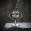 Handmade Zinc Zinc Alloy Incense Burner Hollow Out Sandalwood Incense Burner  Office Decoration
