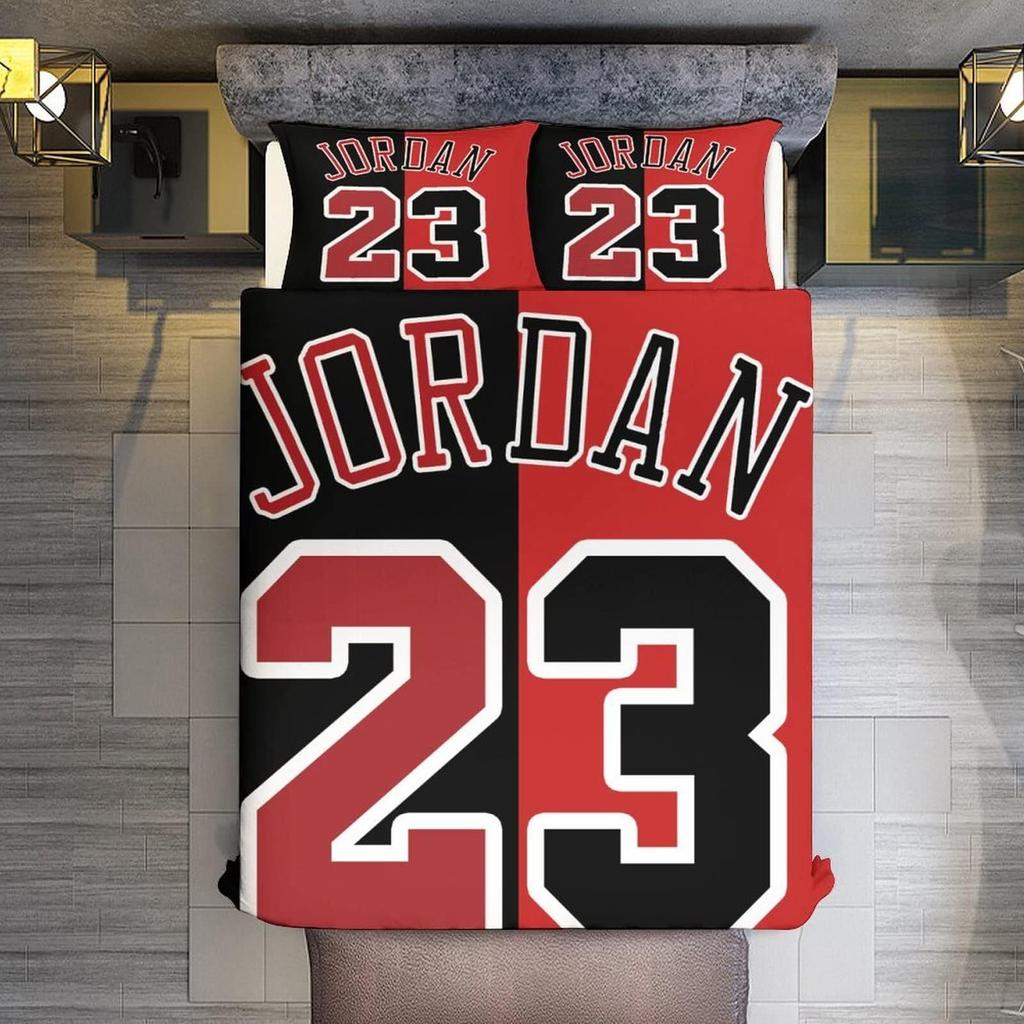 Sports Basketball Three-Piece Quilt Cover 3D Digital Printing Bedding Set Bed Cover