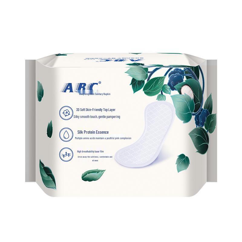 ABC Sanitary Napkin 163mm Silk Cotton Liner, Silk Protein, 20 Pieces Official Genuine Product