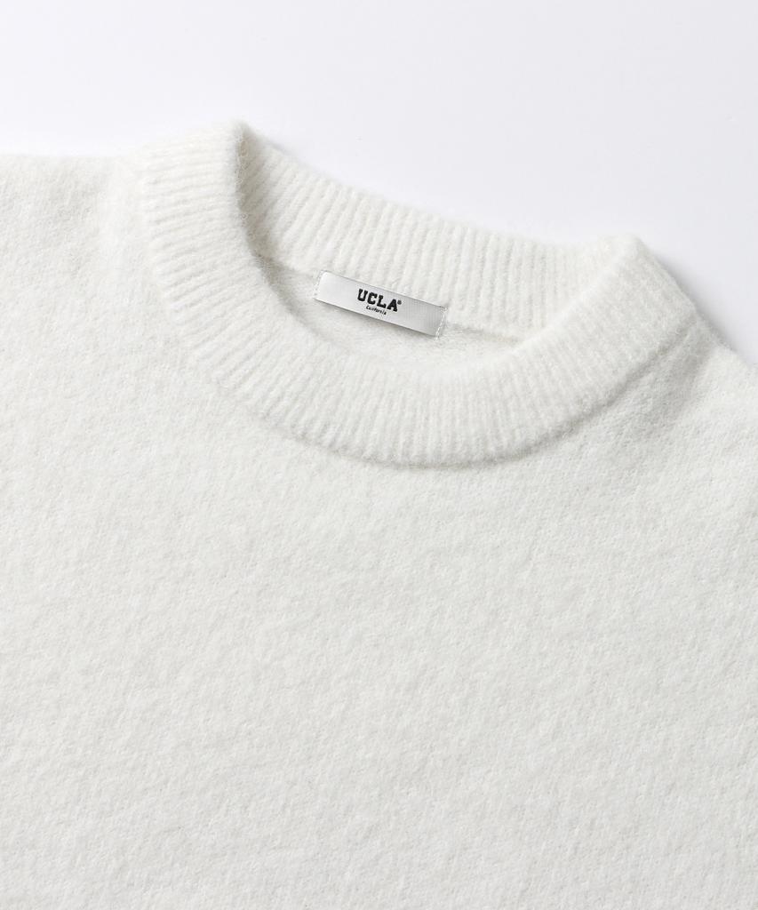 UCLA Women'S Daily Small Logo Oversized Crop Knit [Ivory] (Ub9Lk50)