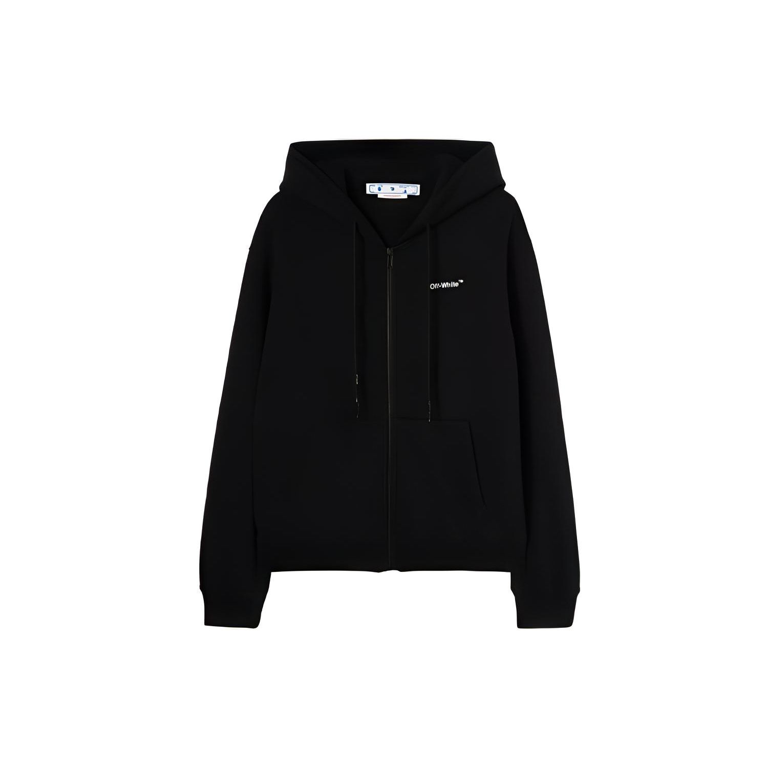 

Off-White SS22 Толстовка с капюшоном на молнии Back Arrow Мужская Верхняя одежда Черный OMBE013C99FLE0031001 XL