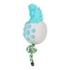 Dinosaur Egg Dog Chew Toys Bite Resistance Dog Toothbrush Chew Toys for Dog Dental CareLake Blue