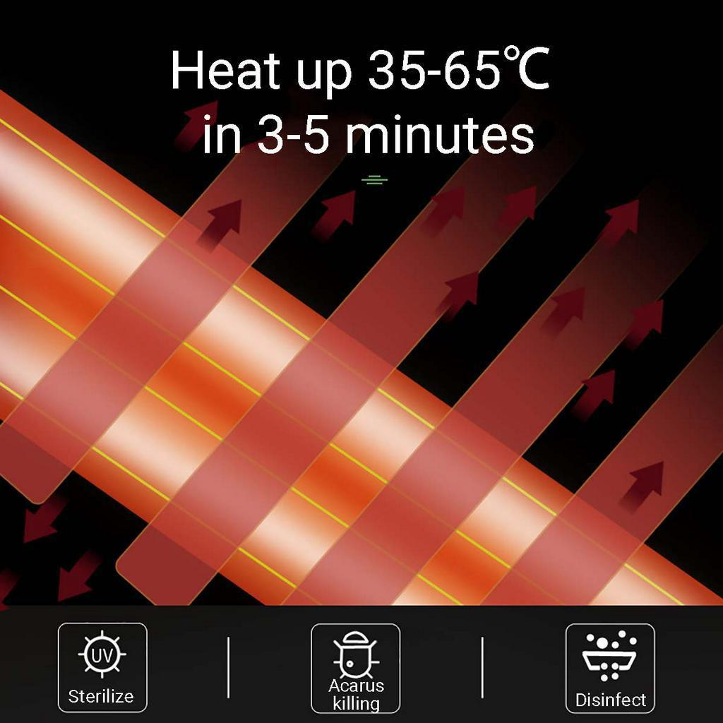 180W 220V Badezimmerarmaturen Elektrischer beheizter Handtuchhalter Edelstahl Sterilisierend Smart Handtuchtrockner