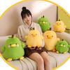 Pear Duck Doll 2-in-1 Plush Toy Soft Stuffed Animal Sofa Cushion Cute Cartoon Duck Plushies Doll Pillow Companion Toy