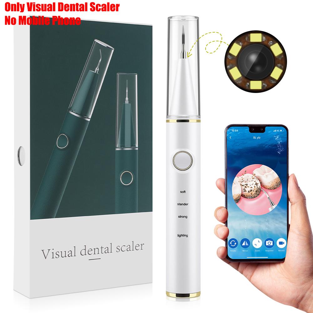 Visual Ultrasonic Tooth Cleaner Portable Dental Scaler Plaque Calculus Remover Tartar Eliminator Teeth Whitening Cleaning Tool