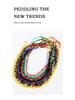 Greek Niche Lapis Lazuli & Tiger Eye Beaded Necklace with Natural Stones - Vacation Style for Women