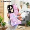 Phone Case: 2D Flat Samsung Galaxy A34 A35 M05 M06 S20 S22 S21 FE Plus 5G Protective Case, Couples Style, Pink Crystal Butterfly, Christmas and Hallow