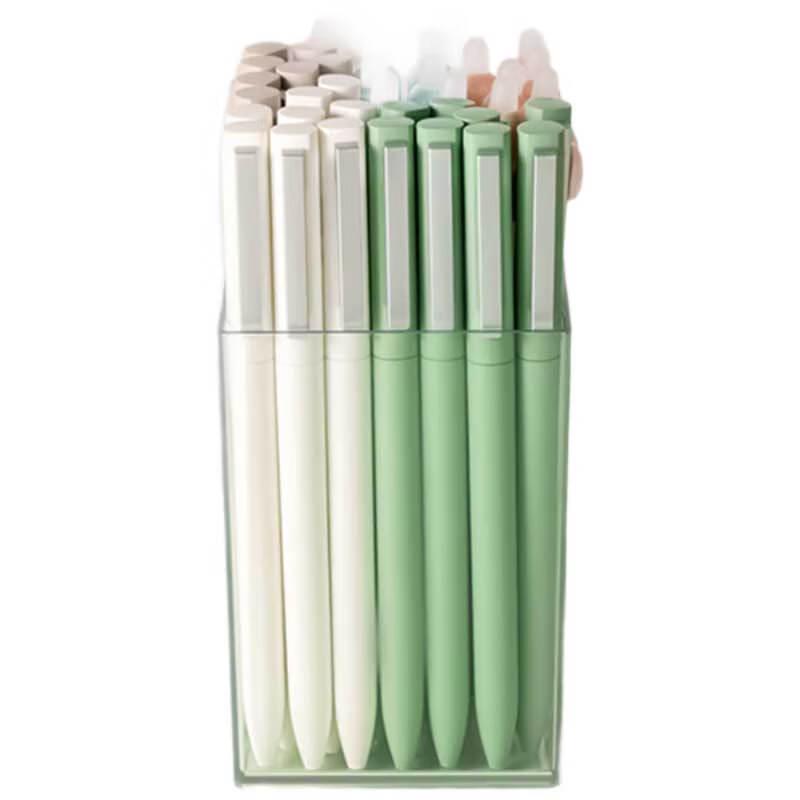 Deli PK906 Transparent Square Pen Holder