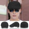 Fashion Breathable Berets Hat Adjustable Cotton Cabbie Flat Cap UV Protection Casual Peaked Cap for Men