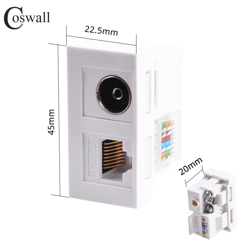 Glass Panel Wall EU Israel Italy Socket + WIFI Tuya Smart Switch + TV Internet Jack Type-C USB Charger Connector DIY Module