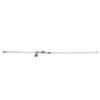 Stainless Steel Snake Cane Warning Sign, Simple Style, Adjustable