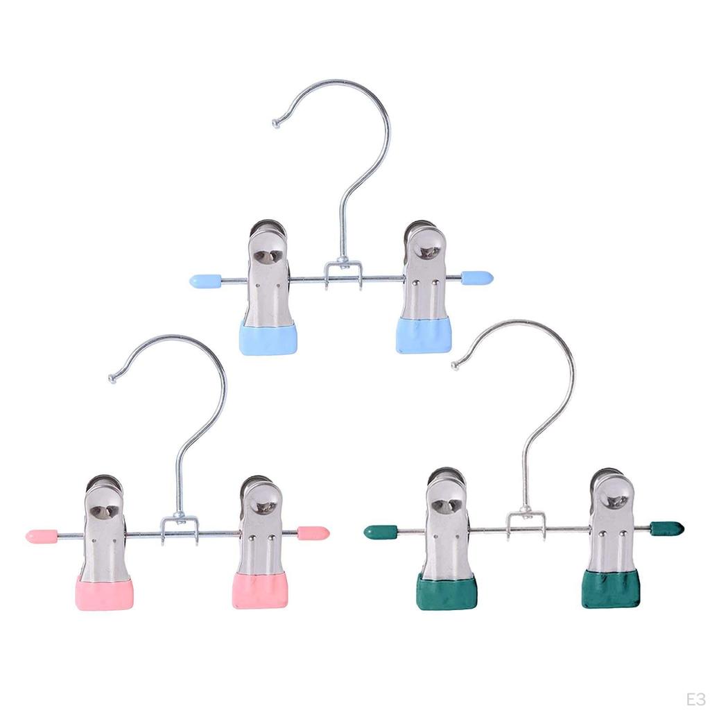 5 Pieces Closet Hanger Organizer Clamps Clothes Pins Multipurpose Space Saving Heavy Duty