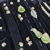 High-quality Velvet Jewelry Storage Bag Ring Necklace Pendant Earring Set Series Of Jewelry Convenient Storage Display Props
