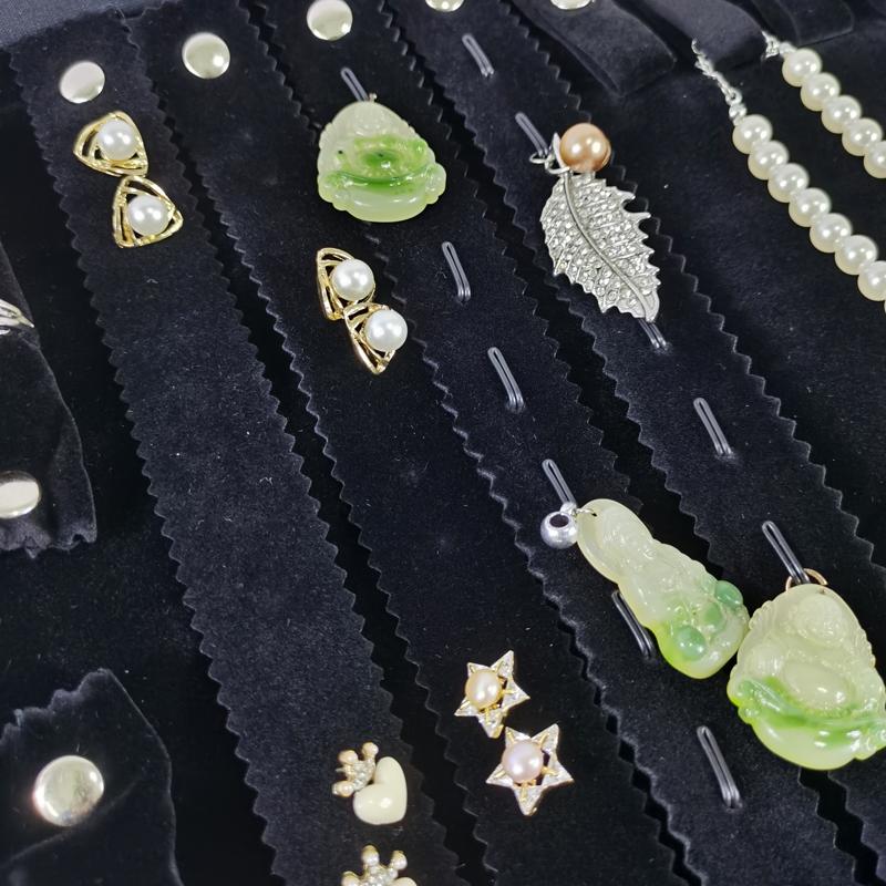 High-quality Velvet Jewelry Storage Bag Ring Necklace Pendant Earring Set Series Of Jewelry Convenient Storage Display Props