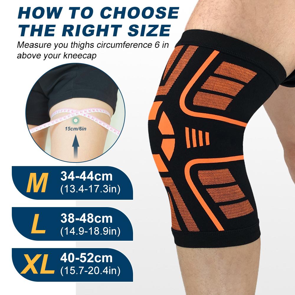 1 szt. Profesjonalny sportowy stabilizator kolana, rękawy kompresyjne na kolana dla mężczyzn i kobiet, wsparcie kolana do biegania, ćwiczeń, siłowni, wędrówek
