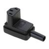 1PC C13 Female Plug Cable Connector 90 Degree Angled IEC 320 AC 10A 250V Power Cord Connecting Plug