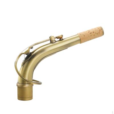 Alto Sax Neck Antique Finish Saxophone Brass Woodwind Part for Music Practice