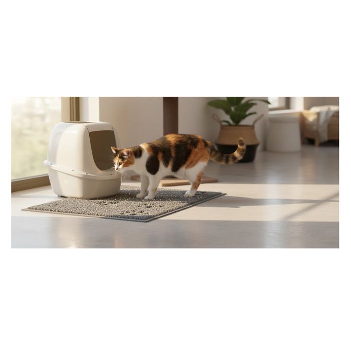Tapis de litière pour chat 40 x 60 cm Tumbi M