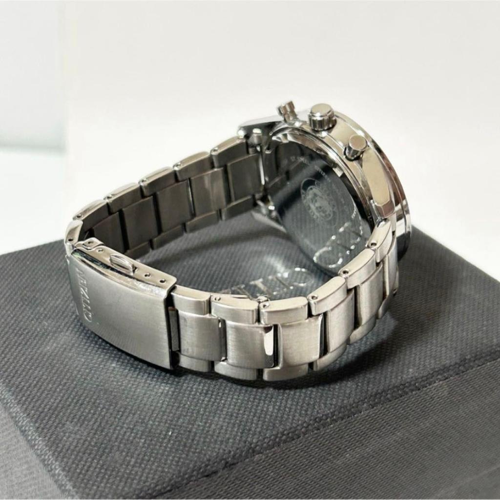 Used CITIZEN Citizen Collection Eco Drive H500-S061091 Solar Silver Black Dial Men's Watch