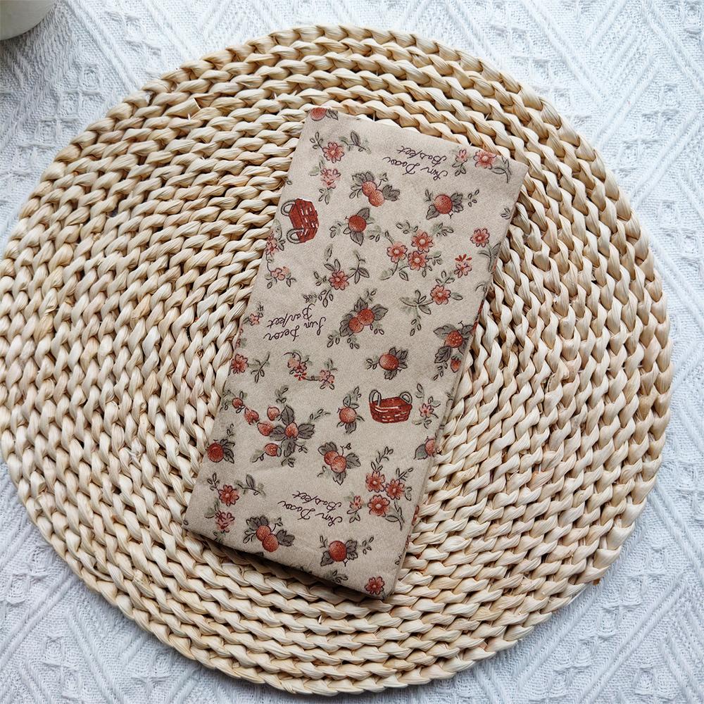 Fromthenon Cute Animal Flower Series Cloth Material Weeks Cover Weekly Diary Planner Notebooks Sleeve Office Stationery Supplies