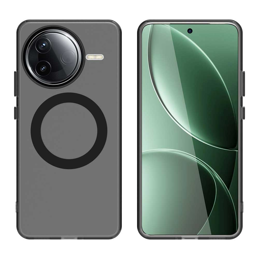 Magsafe Matte Phone Case For Xiaomi Poco F7 Ultra F7 Pro Magnetic Wireless Charging For Redmi K80 K80 Pro Shockproof Back Cover