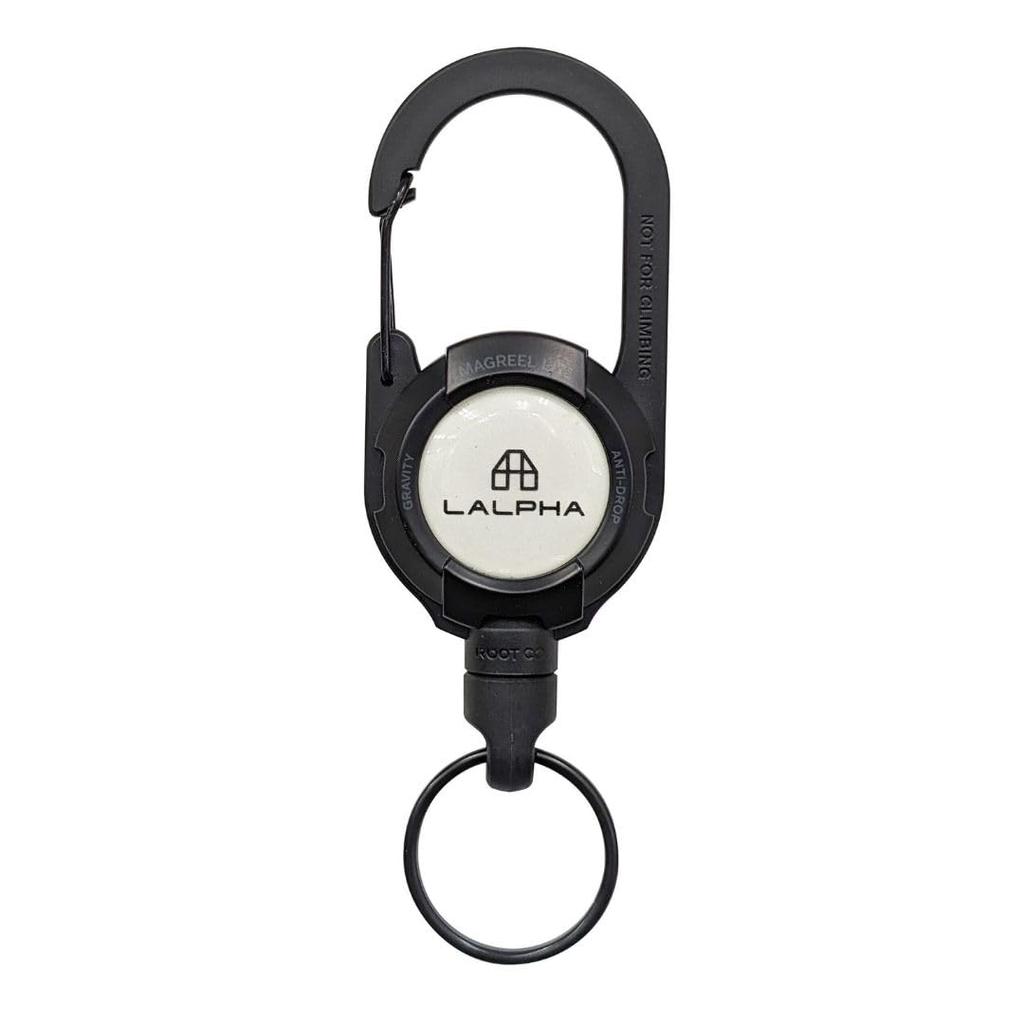 [LALPHA] Carabiner Reel | Outdoor Monster | GRAVITY MAG REEL LITE LUMI | ROOT CO Magnet Carabiner Cord Reel Keychain OM-850