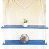 Macrame Hanging Shelves Natural Blue