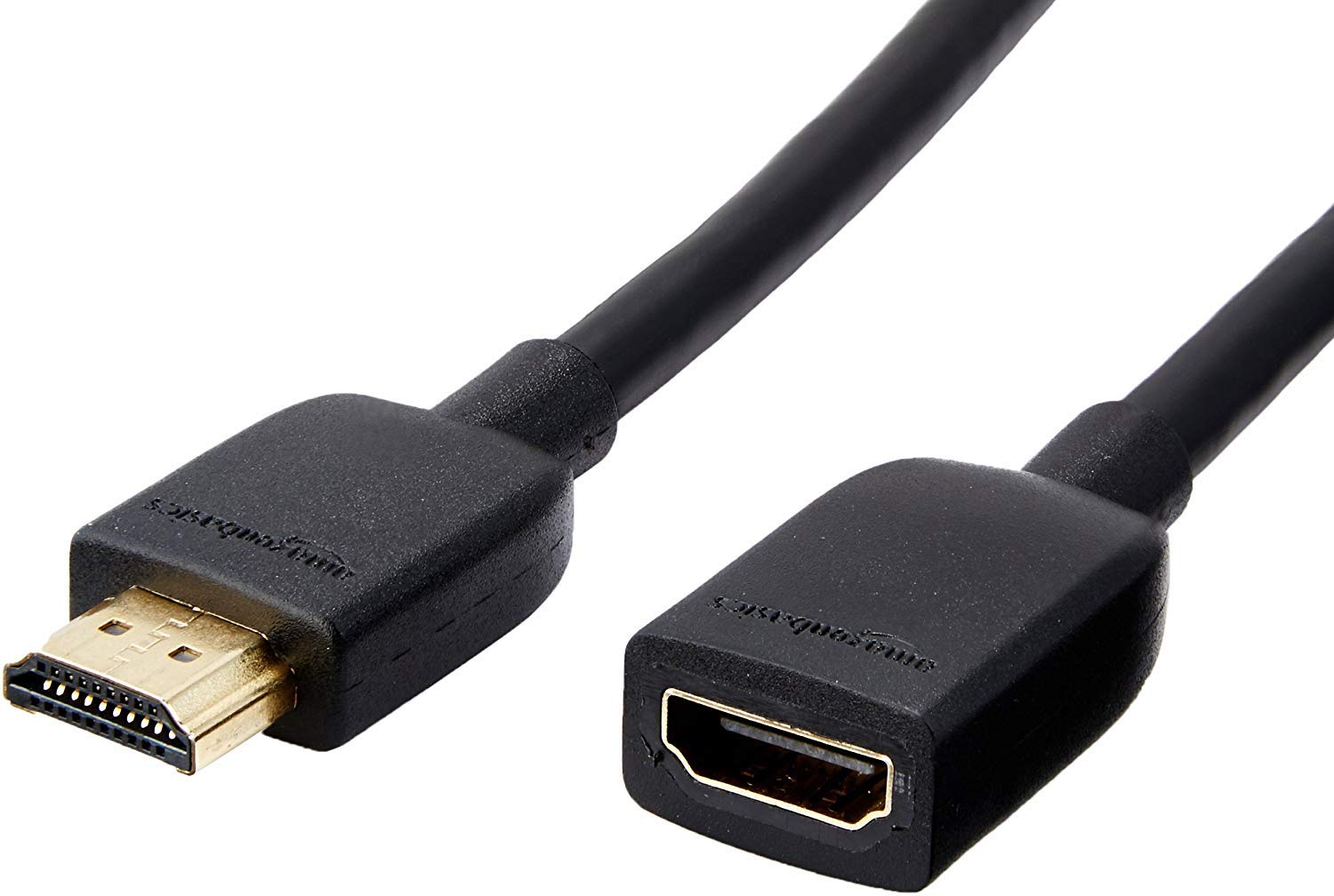 

Удлинительный кабель HDMI AmazonBasics «папа-мама» премиум-класса, высокоскоростной, черный, 0,9 м