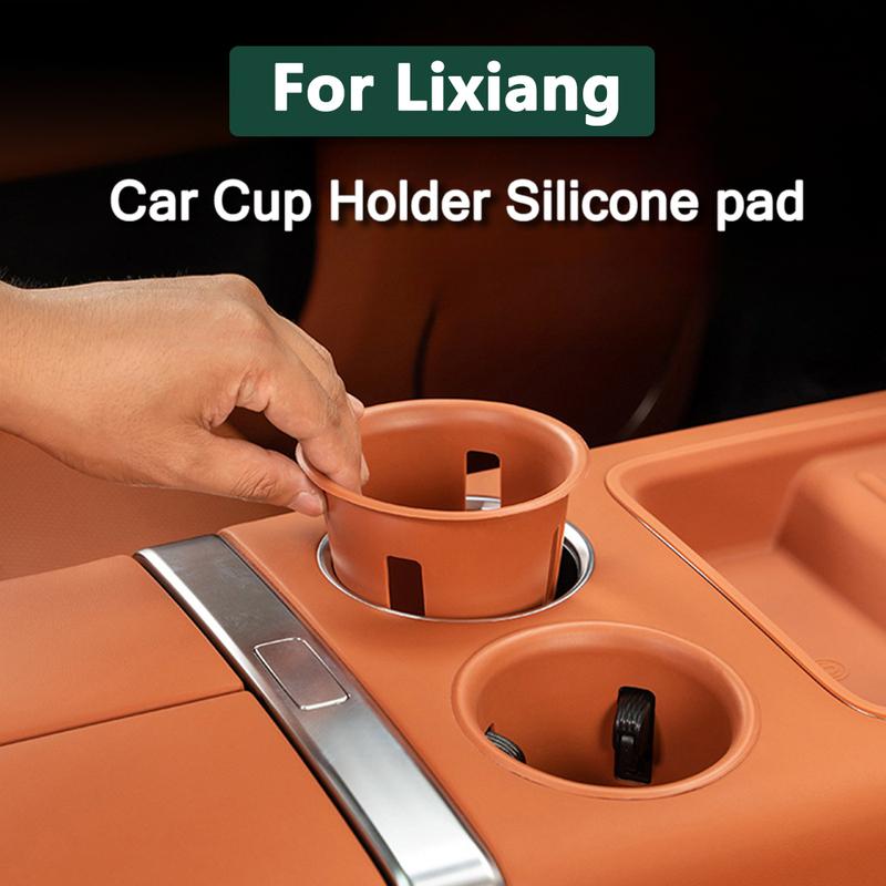 For Ideal Li Lixiang L9 L8 L7 Water Cup Holder Automotive Silicone Anti Slip Pad Car Cup Holder Car Accessories