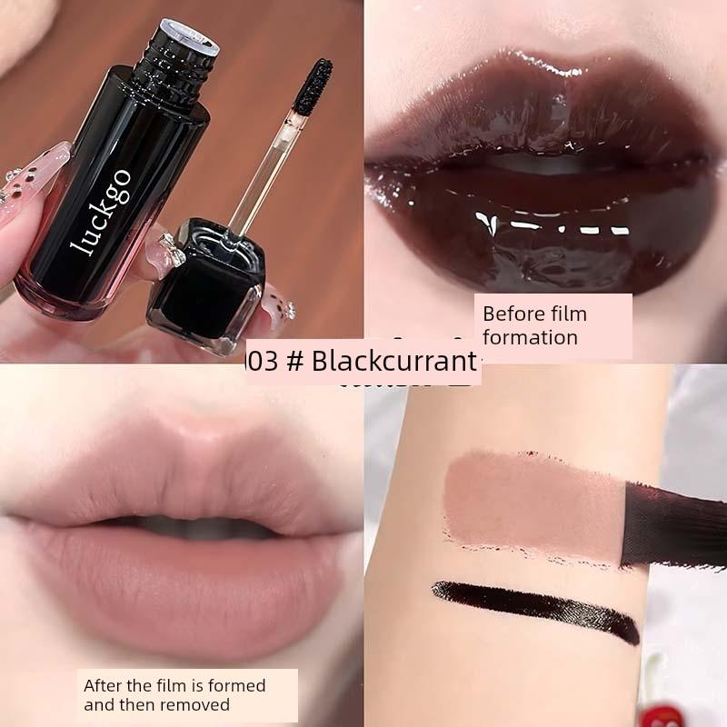 Comparable to Semi-Permanent Peel-Off Lip Gloss~The New Popular Peel-Off Lip Gloss Quickly Applies Color and Doesn'T Fade, Versatile and Portable