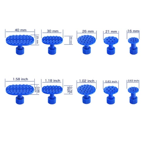 LibrAvaneu Dent Repair Kit, Car Dent Repair Kit with Pulling Tool, Dent Repair Kit, DIY Car Dent Repair, Hail Damage Repair, T-Shaped Dent Repair Tool