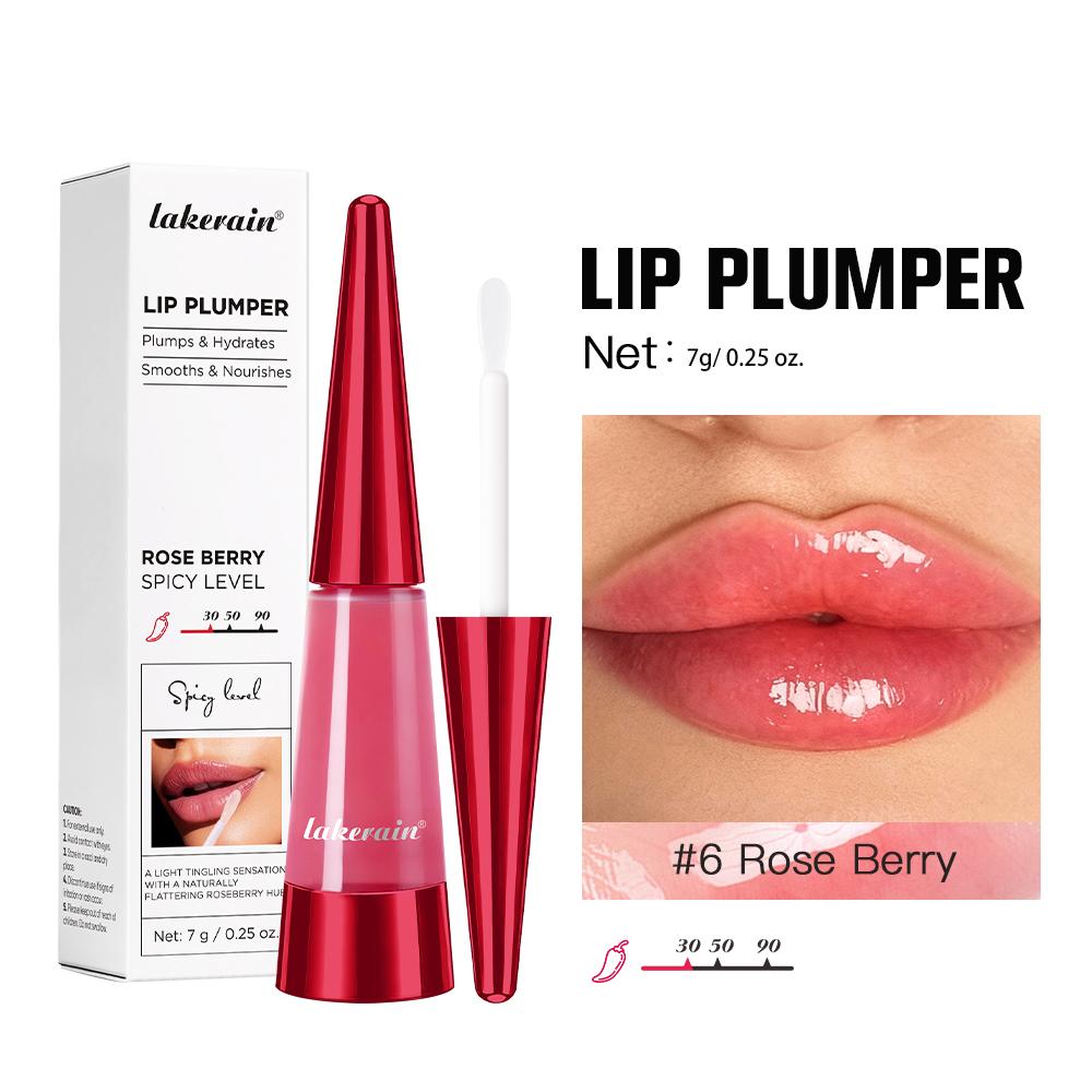 Lipvergroterende Lipolie Directe Vergroter & High-Gloss Gloss Niet-Droog Niet-Vet Langdurig Hydraterende Lipverzorging Vloeibare Make-up red