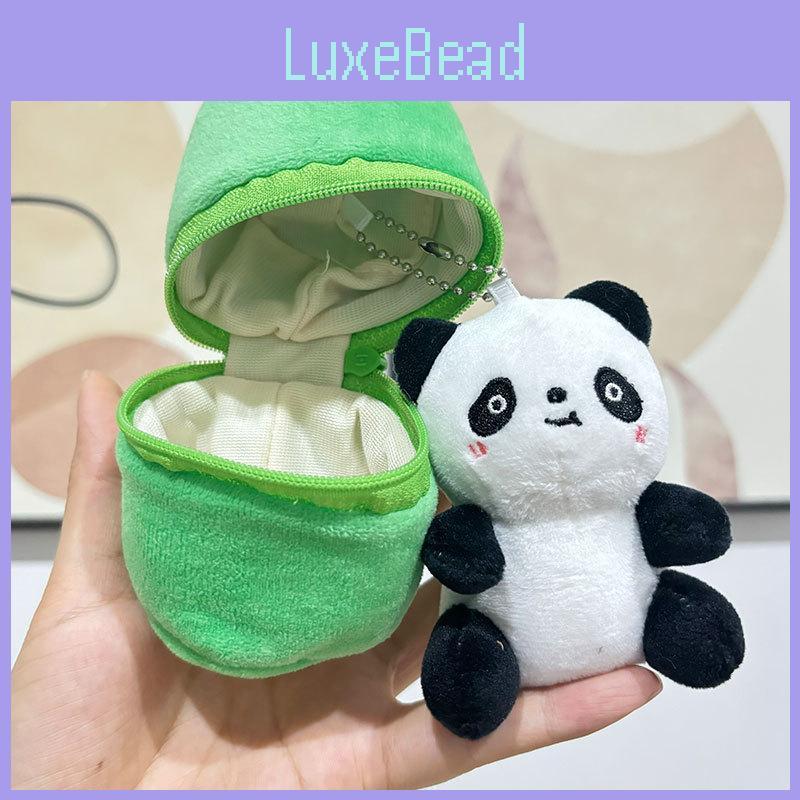 Creative Panda Plush Keychain Soft And Cuddly Animal Toy Mini Gift