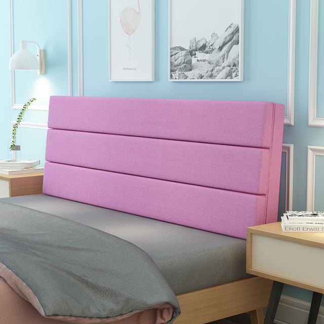 Husă modernă, moale, de culoare solidă, pernă din burete, detașabilă, lavabilă, în talie, pernă, husă pentru capul de pat